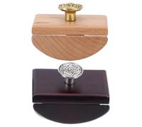 WEKAMOS 2 piezas Absorbente de Tinta de Madera para Caligrafía Rápido Secado para Oficina Accesorios de Escritura Absorbentes