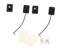 WEKAMOS 2 piezas Cerraduras de Seguridad para Bloqueo para Frigorífico Ventanas y Armarios Instalación Sin Taladros Adhesivo Protección Infantil