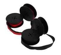 WEKAMOS 2 Piezas Cinta para Máquina de Escribir y Rojo-Negro Cinta de Tinta Resistente de Nylon Compatible con Múltiples Fácil de Reemplazar para Claro y Duradero