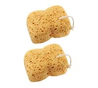 WEKAMOS 2 piezas Esponjas Exfoliantes Naturales de Panal para Baño Esponja Corporal Suave para Ducha y Exfoliación Profunda Adecuada para Tipo de Piel Hombres y Mujeres