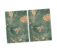 WEKAMOS 2 piezas Funda de Tela para Libros Protector Suave y Duradero Multifuncional para Cuadernos y Libros para Estudiantes y Amantes Lectura