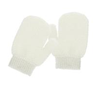 WEKAMOS 2 piezas Guantes Exfoliantes para Baño Manoplas Corporales Reutilizables para Masaje y Limpieza Profunda Adulto para Rutina Personal y Familiar