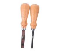 WEKAMOS 2 Piezas Leather Skiving Tool Wide Mouth Edge Beveler For Professional And DIY Leatherworking Trimming And Crafting