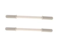 WEKAMOS 2 Piezas Mango para Caballo Mecedor de Plástico Antideslizante con Rosca Repuesto Seguro y Resistente para Juguetes Infantiles Accesorios para Reparación de Balancines Color Blanco