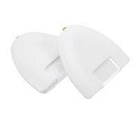 WEKAMOS 2 Piezas Marcadores de Tiza para Tela con Rueda Plástica Blanca Resistente y Ligera para Costura Acolchado y Manualidades Líneas Claras y Precisas Tejidos Delicados y Resistentes