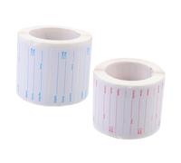 WEKAMOS 2 rollos Etiquetas Alimentarias Adhesivas Permanentes para Almacenaje de Colores Fácil de Escribir y Desprender para Cocina y Congelador