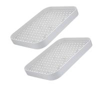 WEKAMOS 2 Unidades Alojamiento De Hámster Bandeja De Arena para Conejos Accesorios para Jaulas De Hamster White