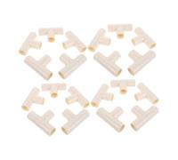 WEKAMOS 20 Piezas Conectores T para Vallas de Accesorios de Plástico para Sustitución y Ensamblaje Seguro de Cercados Infantiles Compatibles con Varias Marcas