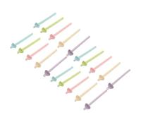 WEKAMOS 20 Piezas Posaderos de Plástico para Jaula de Aves Pequeñas Perchas Antideslizantes Macaron para Periquitos Canarios y Aves Exóticas Soporte Duradero y Fácil de Limpiar para Jaulas