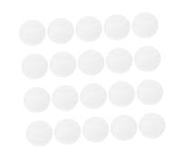 WEKAMOS 20 piezas Protector para Insignias Redondas Transparente Cubierta para Exhibición y Almacenaje Resistente y Alta Transparencia para Coleccionistas y Eventos