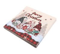 WEKAMOS 20 Piezas Servilletas Desechables Navidad con Estampado Festivo Seguro y Práctico para Fiestas y Cenas Navideñas