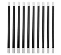 WEKAMOS 20 Piezas Varitas de Plástico Negro y para Ilusionismo, Palo para Lanzar Hechizos, Accesorio Multiusos para Disfraces y Shows Infantiles