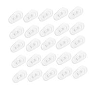 WEKAMOS 200 Piezas Almohadillas Nasales de Silicona Suaves Cojines Insertables para Gafas de Vista y Sol Repuesto Cómodo y Duradero para Puente de Gafas