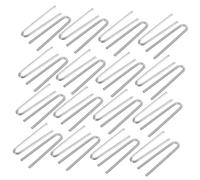 WEKAMOS 200 Piezas U-shaped Tungsten Wire Ceramic Hooks High-temperature Resistant Hanging Jump Rings For Pottery Kiln Firing Jewelry Making And DIY Ornament Craft Tools