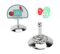 WEKAMOS 2juegos Juguete para Loros Metálico Resistente Conjunto Aro De Baloncesto Ligero y Divertido para Entrenamiento De Aves Pequeñas y Periquitos Jaula