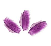 WEKAMOS 3 Piezas Cepillo De Masaje De Silicona Herramienta x Cepillo De Masaje De Depurador Del Cuerpo Herramientas Manuales Purple