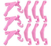 WEKAMOS 30 Piezas Hebilla Lateral Fija para Jaula De Hámster Accesorios para Jaulas De Pájaros Accesorios para De Hamster Pink