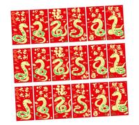 WEKAMOS 36 Piezas Sobres Rojos Chinos para Dinero Diseño Serpiente Año Lunar y Prosperidad para Bodas Cumpleaños y Festivales