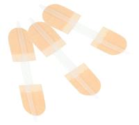 WEKAMOS 3piezas Cinta Sin Costuras Adhesiva De Tiras Cierre De Heridas Cremallera Material Transpirable Para Emergencias Médicas