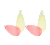 WEKAMOS 4 Piezas Bidé Portátil para Recién Nacido 350 Ml, Botella Limpiadora de PP para Higiene Íntima, Flujo Suave, 4 Piezas (2 Verde Claro 2 Rosa Claro) para Cuidado y Limpieza de