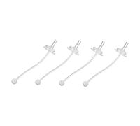 WEKAMOS 4 piezas de Transparentes para Biberones de Boca Ancha Duraderas y Compatibles con Vasos de Aprendizaje para Bebés Reemplazo Seguro y Práctico para Facilitar la Alimentación
