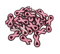 WEKAMOS 40 piezas Parche Cinta Portátil Unidades para Reparación de Ropa y Concienciación sobre Cáncer de Mama Fácil de Usar y Decorar Prendas