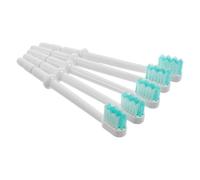 WEKAMOS 5 Piezas Cabezal de Cepillo de Irrigador Bucal de Plástico de Cabezales de Repuesto para Cepillo de Dientes Compatible con Recambio Io para Limpieza Interdental