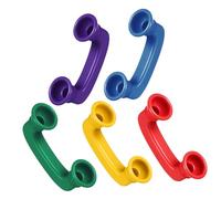 WEKAMOS 5 Piezas Juguete Teléfono Silencioso para Práctica Fonética Colores Resistente para Desarrollo del Lenguaje Imitación Infantil