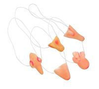 WEKAMOS 5piezas Nariz De Bruja Falsa De Vinilo Prótesis Latex para Disfraz Accesorio De Fiesta