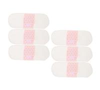 WEKAMOS 6 Piezas Absorbentes Toallas Sanitarias Reutilizables de Algodón para Postparto Menstruales Lavables y Transpirables Almohadillas Delgadas para Uso Diario y Nocturno