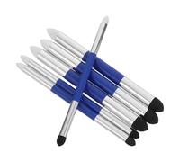 WEKAMOS 6 Piezas Bolígrafo Mezclador Punta de Esponja Lavable, Paquete de Azul, Herramienta Portátil para Dibujo y Bocetos al Pastel, Difuminador y Accesorio Detallado para Artistas