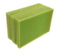 WEKAMOS 6 Piezas Esponja Filtro Acuario Gruesa Reutilizable Almohadillas Prefiltro Biológico para Tanque Peces Adaptable Adecuada para Agua Dulce y Marina