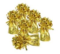 WEKAMOS 6 Piezas Peso para Globos de Fiesta Bloques de Peso Metálico para Bodas Cumpleaños Shower Diseño Elegante para Decoraciones Atractivas