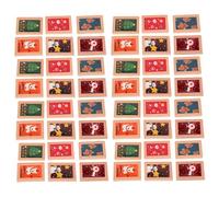 WEKAMOS 60 Piezas Mini Vintage Resin Photo Frames Durable DIY Dollhouse Accessories For Christmas Holiday Crafting and Table Decorations