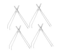 WEKAMOS 8 Piezas Pinzas para Acuario y Reptiles Acero Inoxidable Rectas y Curvas Herramientas Aquascaping para Alimentación de Peces y Plantas Terrarios y Peceras