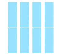 WEKAMOS 8 Piezas Tiras Guía Lectura Azul Claro Marcadores Resaltadores Transparentes para Estudiantes y Profesores Ayuda Visual para Dislexia y Seguimiento Texto Libros