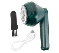WEKAMOS Afeitadora Quitapelusas Eléctrica Portátil Usb, Quitapelusas Para Ropa y Sofá, Color Verde Oscuro Recargable, Fácil De Usar Para Limpieza Doméstica y Viaje