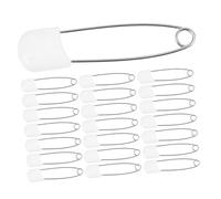WEKAMOS Alfileres para Pañales de Tela Grandes 30 Piezas, Broche de Seguridad para Ñiño, Aleación de Zinc y Pp, Seguro y Multiusos para Cambio de Pañales, Portátiles para Padres Activos