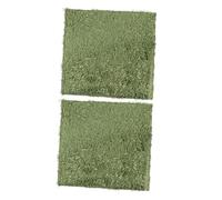 WEKAMOS Alfombrillas de Musgo para Reptiles 2 Piezas, Tapetes Absorbentes de Algodón Natural, 30x30 Cm, Césped Artificial Hidratante para Terrarios de Anfibios y Tortugas, Uso Terrario