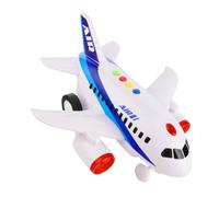 WEKAMOS Avión de Juguete para Pequeños sin Batería, Avión de Desarrollo Educativo Movimiento por Inercia, Tamaño Compacto y Superficie Segura para Bebés