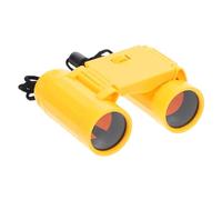 WEKAMOS Binoculares De Juguete para Niños Pequeños, Tamaño Compacto, Enfoque Ajustable, Color Amarillo Sin Impresión, Adecuado para Observación De Aves Al Aire Libre, Obsequio Educativo y Divertido