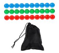 WEKAMOS Bolas De Probabilidad De Plástico Engrosadas para Niños Pequeños, 30 Unidades De 15 Mm, Juego Didáctico Educativo para Aprendizaje Estadístico y Discriminación De Colores Aula