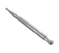WEKAMOS Bolígrafo para Puntos de Inoxidable, Manual de Metal Compacto, Instrumento para Masaje Facial y Reflexología, Herramienta Práctica para Bienestar y Relajación