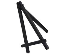 WEKAMOS Caballete Trípode de Madera 24X18 CM para Soporte para y Dibujo Caballete de Mesa Negro Multifuncional para Pintura y Exhibición Uso Infantil y Decoración Color Aleatorio