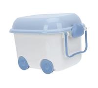 WEKAMOS Caja De Almacenamiento De Juguetes para Coches De Juguete Contenedor De Almacenamiento De Plástico Caja para Artículos Ruedas para Organizar El Cuarto
