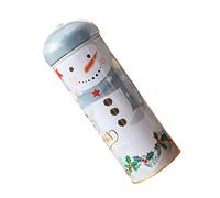 WEKAMOS Caja De Hojalata Navideña Para Galletas Caja De Almacenamiento Para Dulces Adorable Tarro De Hojalata Para Decoración De Navidad