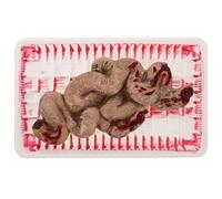 WEKAMOS Caja de Juguete de Órgano Falso para Halloween, Fiambrera de Intestino Delgado Grande, Decoración Anatómica Realista, Accesorio de Partes del Cuerpo para Bromas y Fiesta