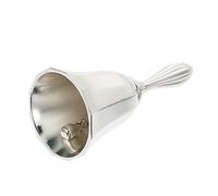 WEKAMOS Campana de Servicio Vintage de Aleación Mango Ergonómico Timbre Manual para Restaurante y Bar Sonido para Atención al Cliente