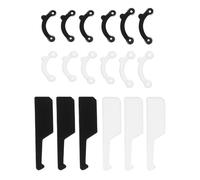 WEKAMOS Clips Invisibles Para Levantar Nariz 18 Piezas (negro y S/m/l) Enderezador De Puente Nasal Moldeador Elevador Transpirable Portátil Para Cuidado Facial y Belleza Diaria