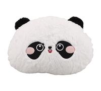 WEKAMOS Cojín Lumbar con Diseño Panda Gigante Soporte Ergonómico para Coche y Silla de Oficina Almohada Respaldo para Aliviar Dolor Espalda Baja Almohada Viaje Coche y Oficina Funda